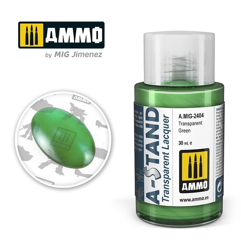 AMMO A-STAND Laca Verde Transparente