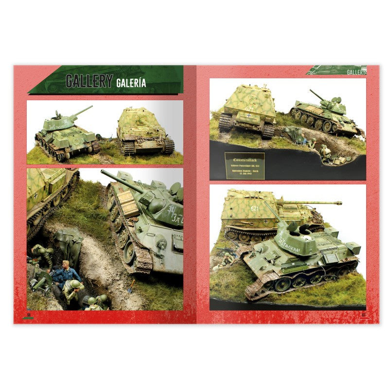 Página 60 del libro Dioramas de la Batalla de Kursk de AMMO referencia 6314
