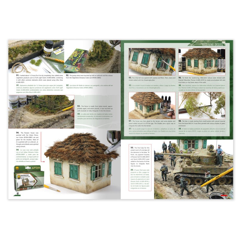 Página 92 del libro Dioramas de la Batalla de Kursk de AMMO referencia 6314