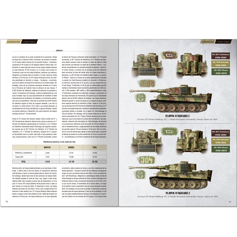 Página 94 del libro de Normandía a París de Ammo con referencia 6322