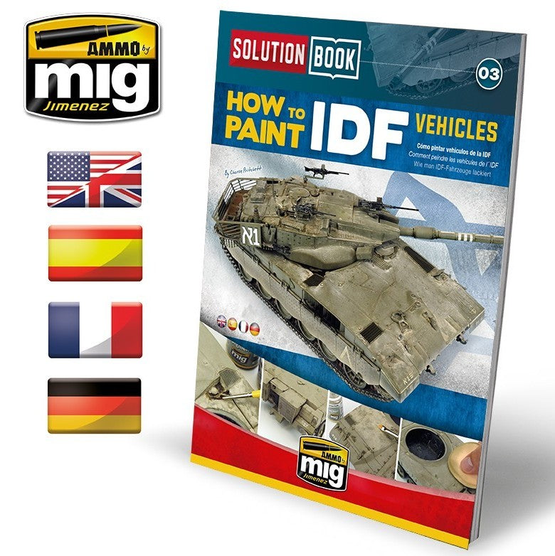 AMMO Solution Book 03 - Cómo Pintar Vehículos de la IDF (English, Castellano, Français, Deutch)