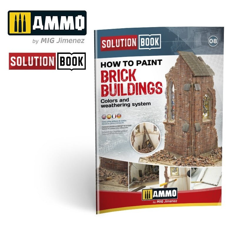 AMMO Solution Book 09 - Cómo Pintar Edificios de Ladrillo (English, Castellano, Français, Deutch)