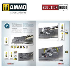 AMMO Solution Book 18 - Cómo Pintar Aviones de la Luftwaffe de Mediados de la 2GM (English, Castellano, Français, Deutch)