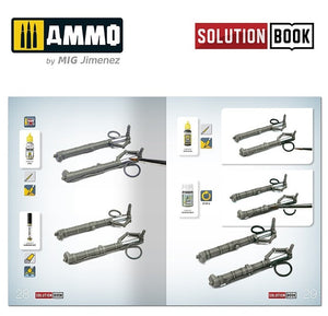 AMMO Solution Book 18 - Cómo Pintar Aviones de la Luftwaffe de Mediados de la 2GM (English, Castellano, Français, Deutch)
