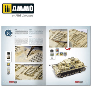 AMMO Solution Book 19 - Cómo Pintar Vehículos Alemanes del D.A.K. (English, Castellano, Français, Deutch)
