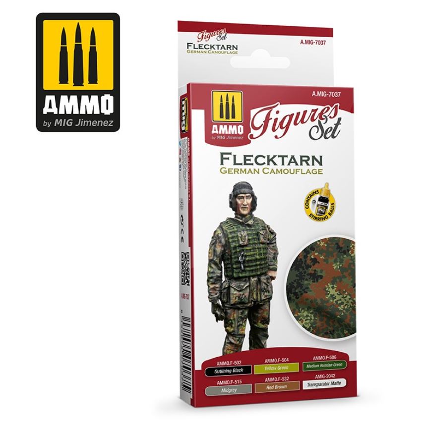 AMMO Flecktarn German Camouflage Figures Set
