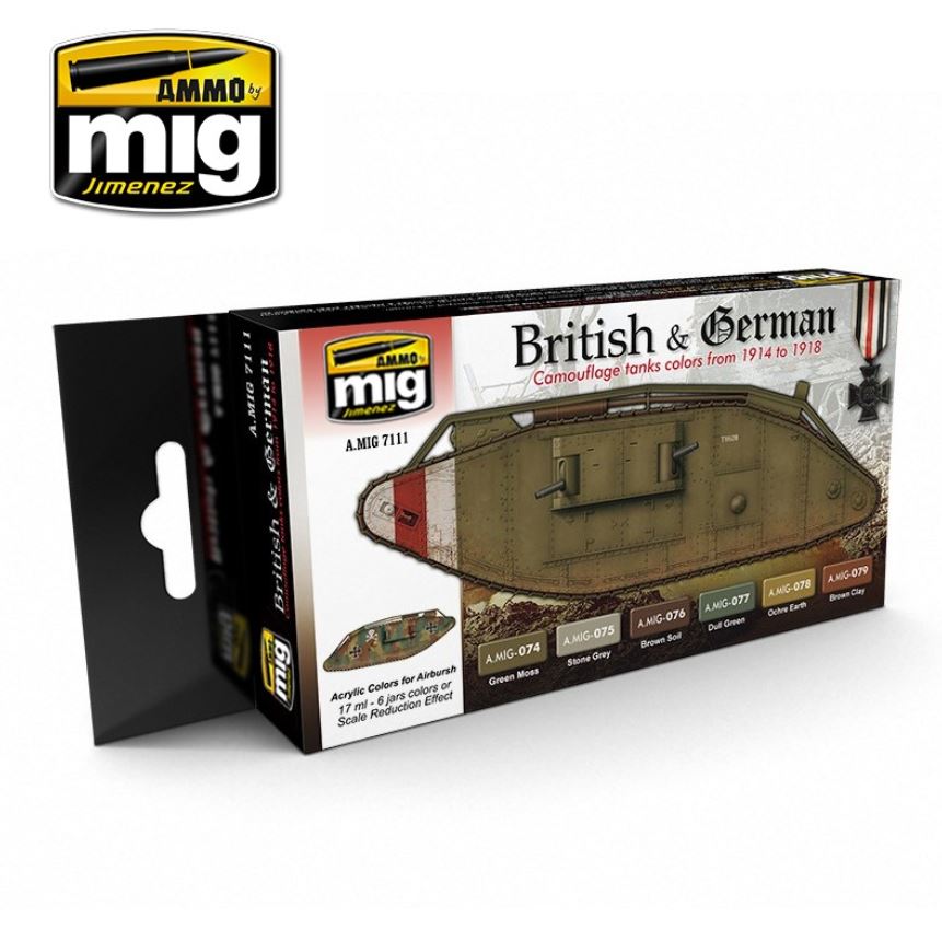 AMMO WWI British & German Colors