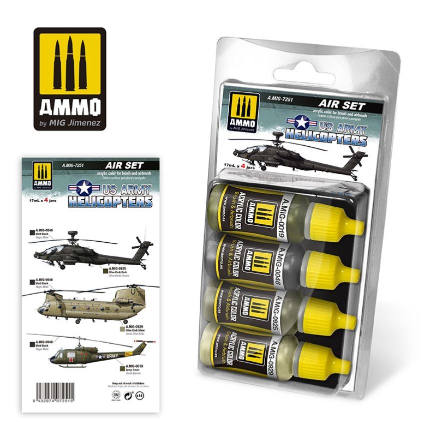 AMMO US Army Helicopters Set