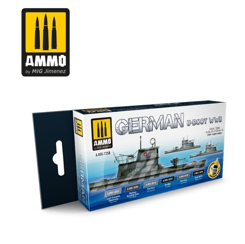 Ensemble de sous-marins allemands AMMO de la Seconde Guerre mondiale
