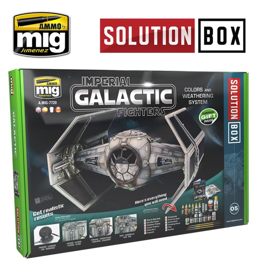 AMMO SOLUTION BOX – How to Paint Imperial Galactic Fighters