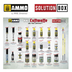 AMMO SOLUTION BOX – Flugzeuge der Luftwaffe des Zweiten Weltkriegs aus der Mitte des Krieges