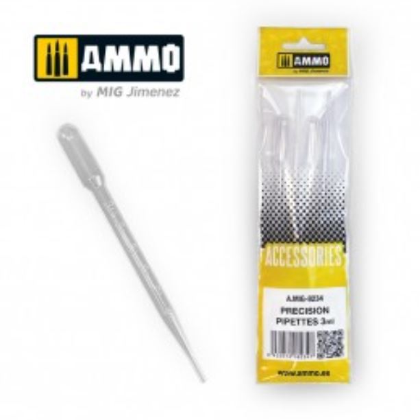 AMMO Pipetas Grandes de 3ml - 4 uds.