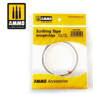 AMMO Cinta rígida para grabar (5mm x 3M)