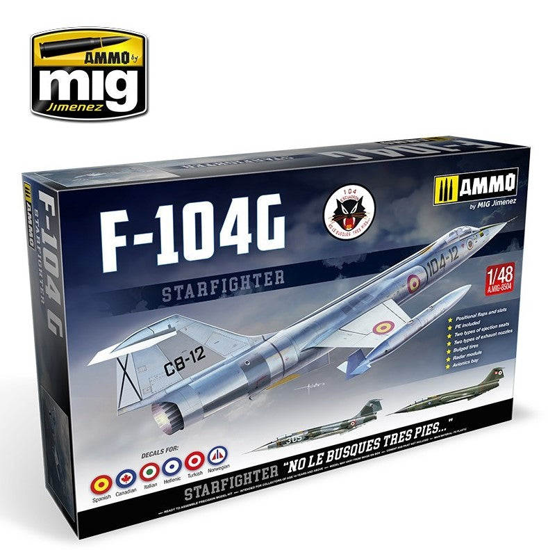 AMMO (1/48) F-104G Starfighter - Versiones Española, Canadiense, Italiana, Griega, Noruega, Turc