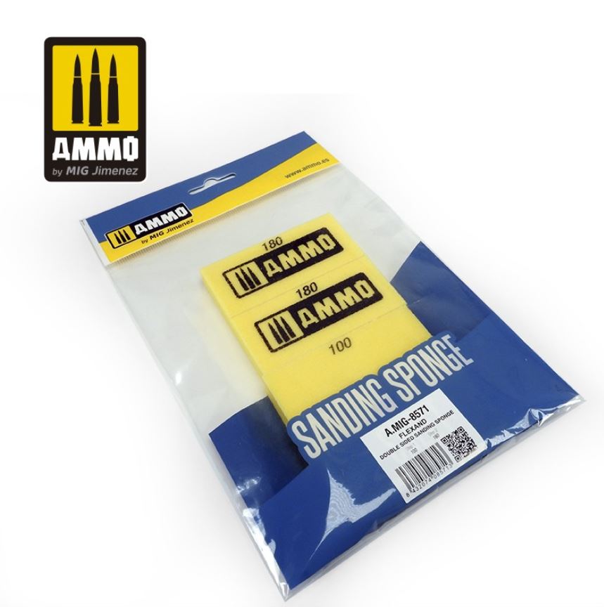 AMMO Sanding Sponge Sheet (100) – 2 pcs.