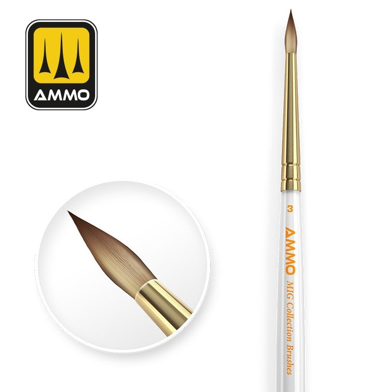 AMMO Mig Collection Brushes - Cónico n.3