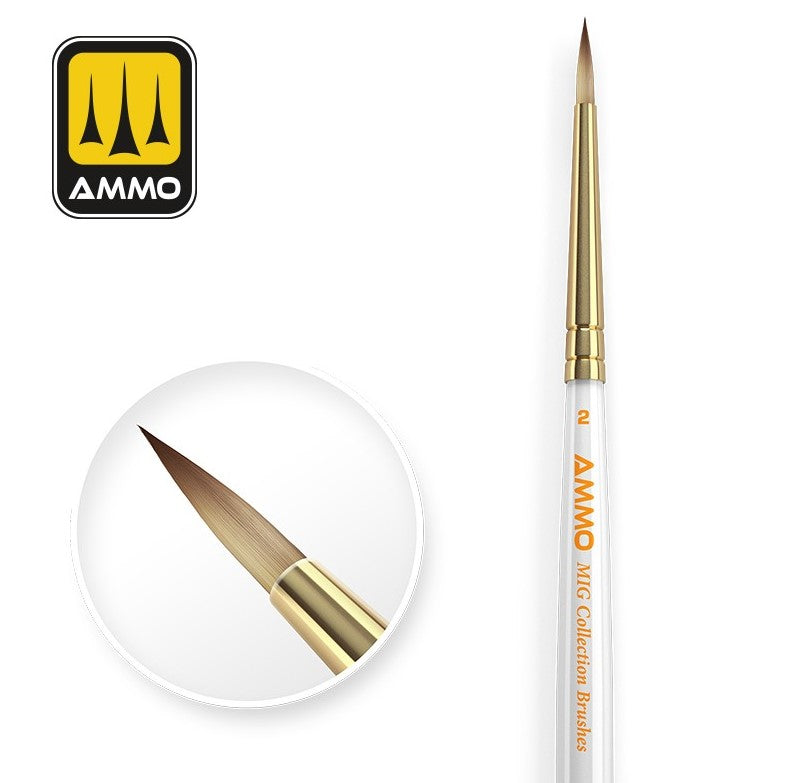 AMMO Mig Collection Brushes - Cónico n.2