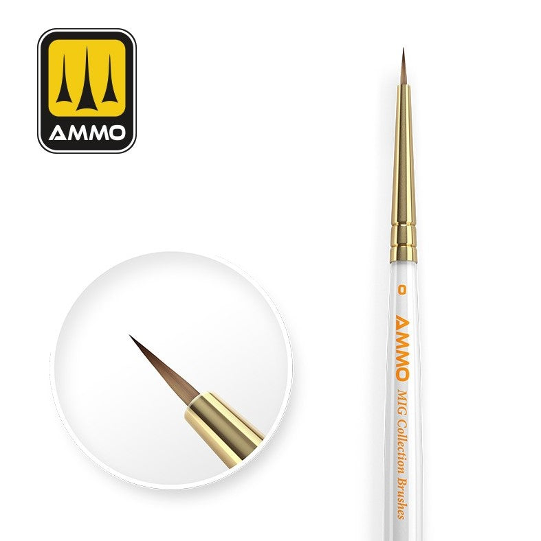 AMMO Mig Collection Brushes - Cónico n.0