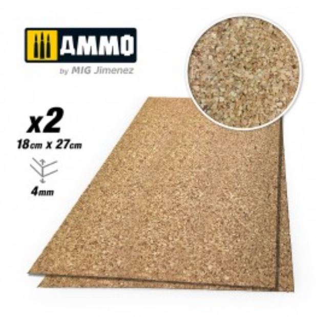 AMMO CREATE CORK Corcho de Grano Medio (4mm) - 2 uds.