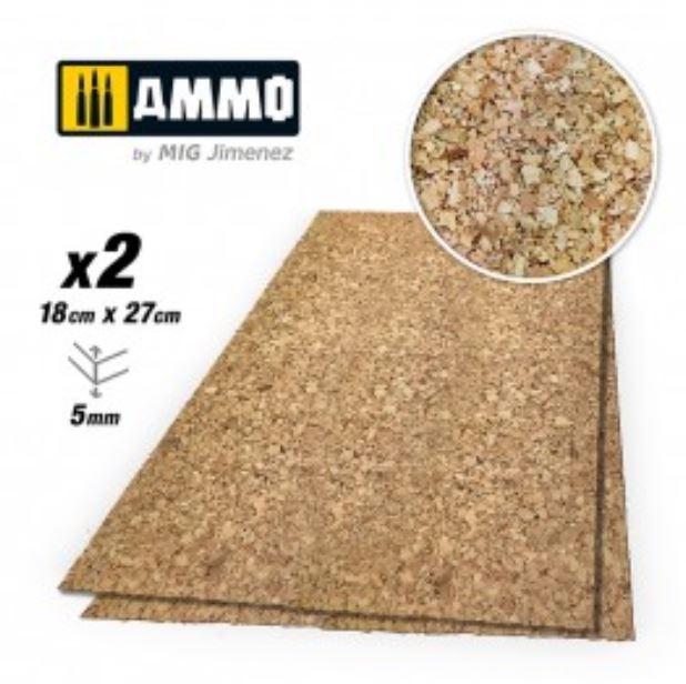 AMMO CREATE CORK Corcho de Grano Grueso (5mm) - 2 uds.