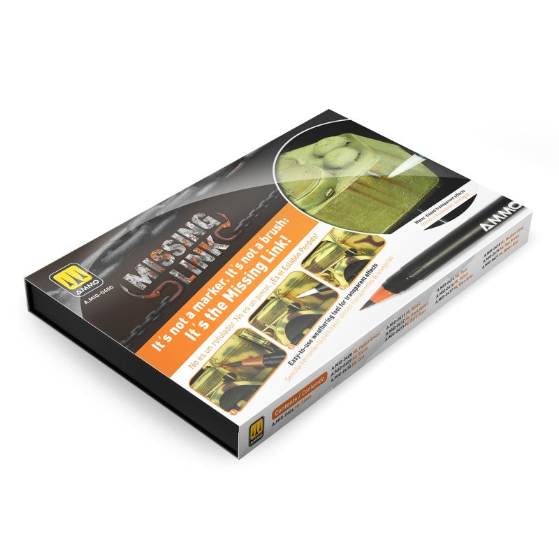 Set de rotuladores acuarelables con punta de pincel de AMMO especialmente diseñado para carros de combate referencia 0400