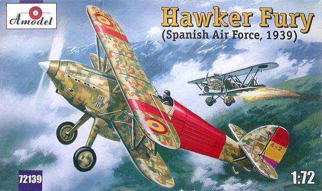 A MODEL (1/72) Hawker Fury (Spanish Air Force, 1939)