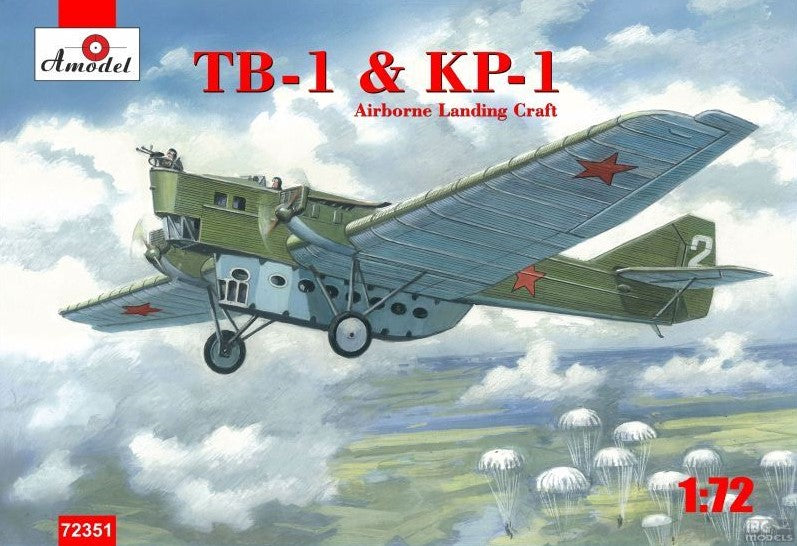 A MODEL (1/72) TB-1 & KP-1 Airborne Landing Aircraft