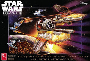 AMT (1/48) ETA 2 Jedi Starfighter Vs. Droid Starfighters