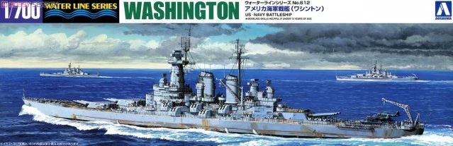AOSHIMA (1/700) USS Battleship Washington