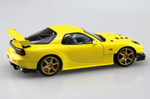 AOSHIMA (1/24) Takahashi Keisuke FD3S RX-7 (Project D Ver.) with Figure