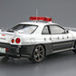 AOSHIMA (1/24) Nissan BNR34 Skyline GT-R Patrol Car '99