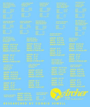 ARCHER (1/35) British D-Day shipping stencils for softskinned vehicles (yellow)