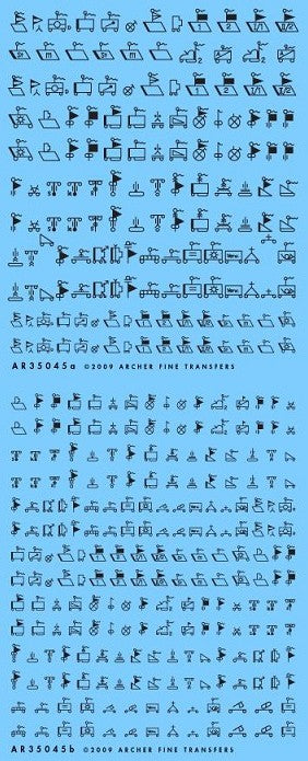 ARCHER (1/35) German early tactical symbols (black, 1935 - 1942)