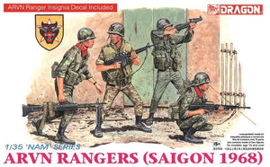 Figuras de Rangers survietnamitas en Saigon en 1968 escala 1:35 de Dragon referencia 3314