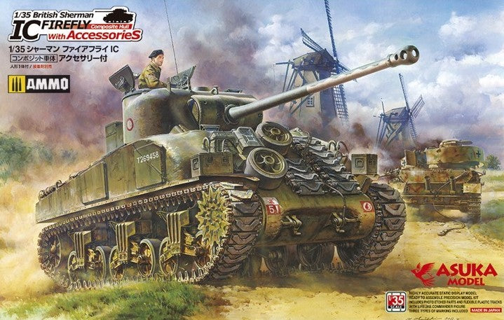 ASUKA MODEL (1/35) Sherman Británico IC Firefly