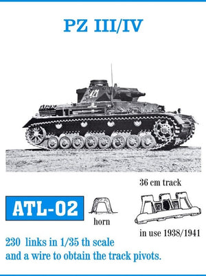 FRIULMODEL (1/35) PZ III/IV 36cm track