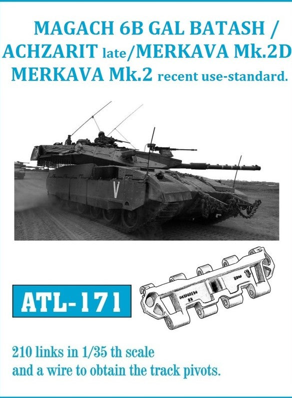 FRIULMODEL (1/35) GAL BATASH / ACHZARIT Late / MERKAVA Mk. 3D