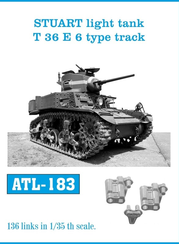 FRIULMODEL (1/35) Stuart light tank T 36 E 6 type track