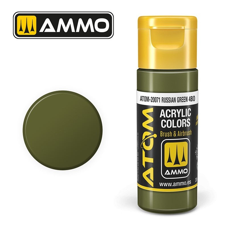 AMMO ATOM Verde Ruso 4BO