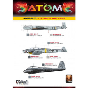 AMMO ATOM Set Couleurs Luftwaffe Seconde Guerre Mondiale