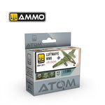 Set de 4 colores ATOM para aviones alemanes del final de la 2ªGM de AMMO referencia 20911