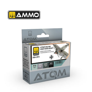 Set de 4 calores ATOM para aviones de caza nocturnos alemanes de la 2ªGM de AMMO referencia 20913