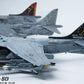 Vista tres decoraciones traseras del AV-8B Harrier II Plus de UMa Model D1001