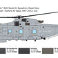 Esquema decoración 2  de la maqueta del helicóptero británico AW-101 Merlin en escala 1:72 de Italeri referencia 1486