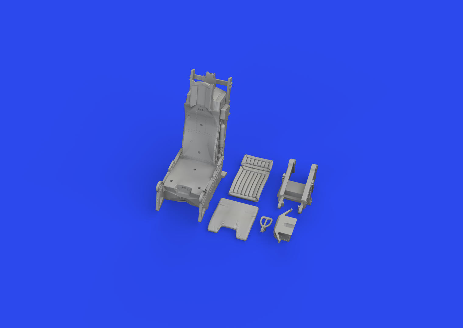 Piezas del asiento eyectable del avión A-10C para maquetas de Acadmy, hecho en impresin 3D por Eduard referencia 648921