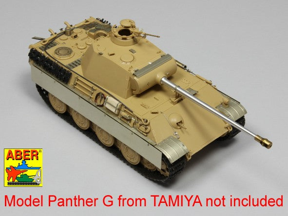 Vista 2 del set de mejora de guardabarros para carros Panther G y Jagdpanther en escala 1:35 de Aber referencia 35222