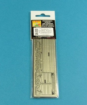 Set de mejora de guardabarros para carros Panther G y Jagdpanther en escala 1:35 de Aber referencia 35222