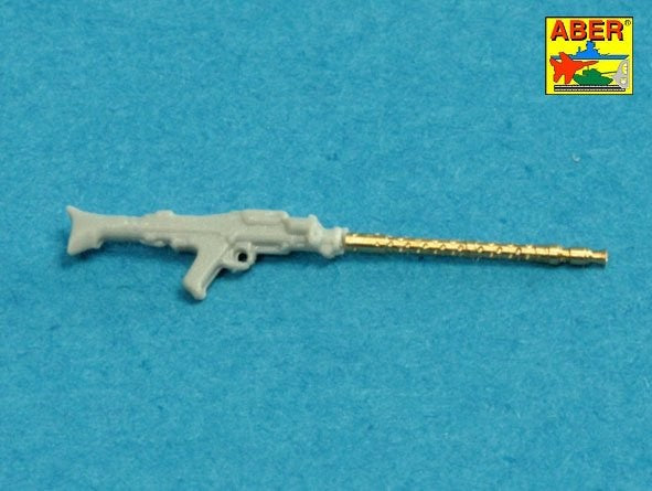 Ejemplo del set de 2 tubos de ametralladora MG34 en escala 1:72 de Aber referencia 72L50