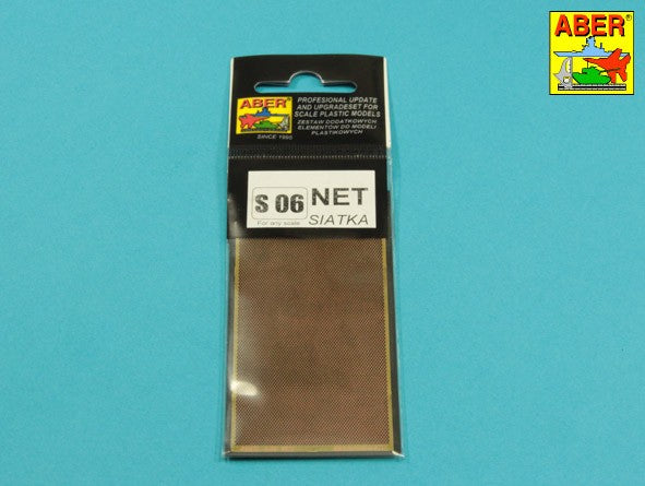 Set de tela metálica con entramado de 0,8x0,45mm de Aber referencia S 06