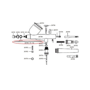 Aguja de 0,3mm para aerógrafos Dismoer D-102, D-103 y D-116 referencia 26751
